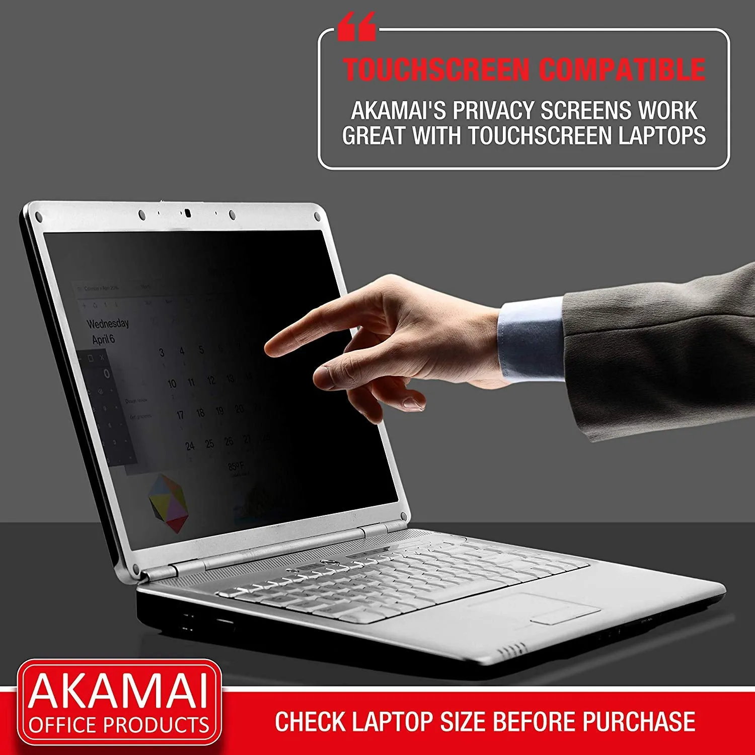 17.0 Inch (Diagonally Measured) Privacy Screen Filter for Widescreen Laptops