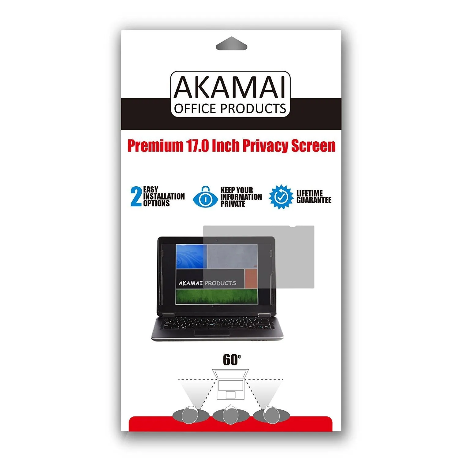 17.0 Inch (Diagonally Measured) Privacy Screen Filter for Widescreen Laptops