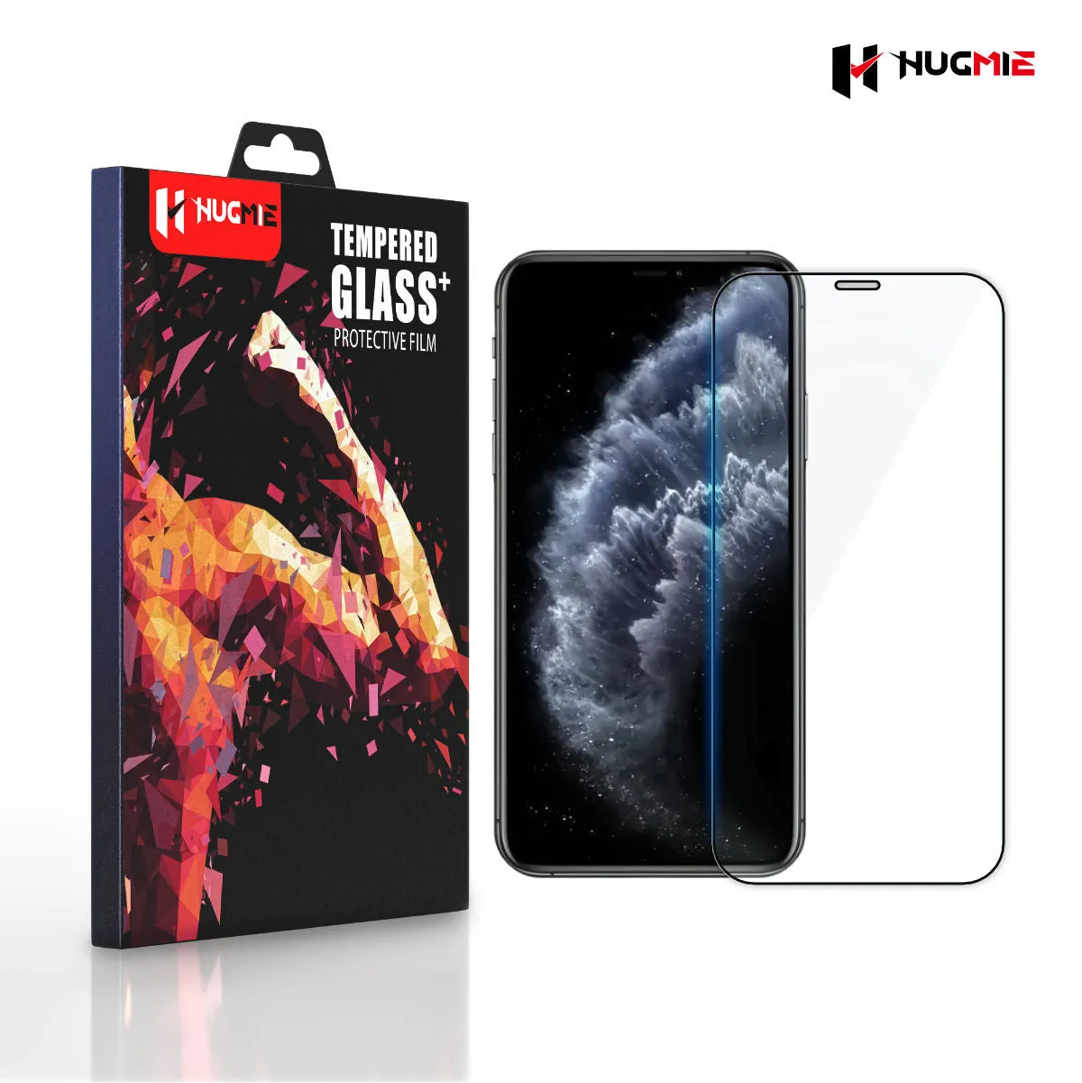2x Hugmie® iPhone 11 Pro Max/XS Max Full Coverage Screen Protector
