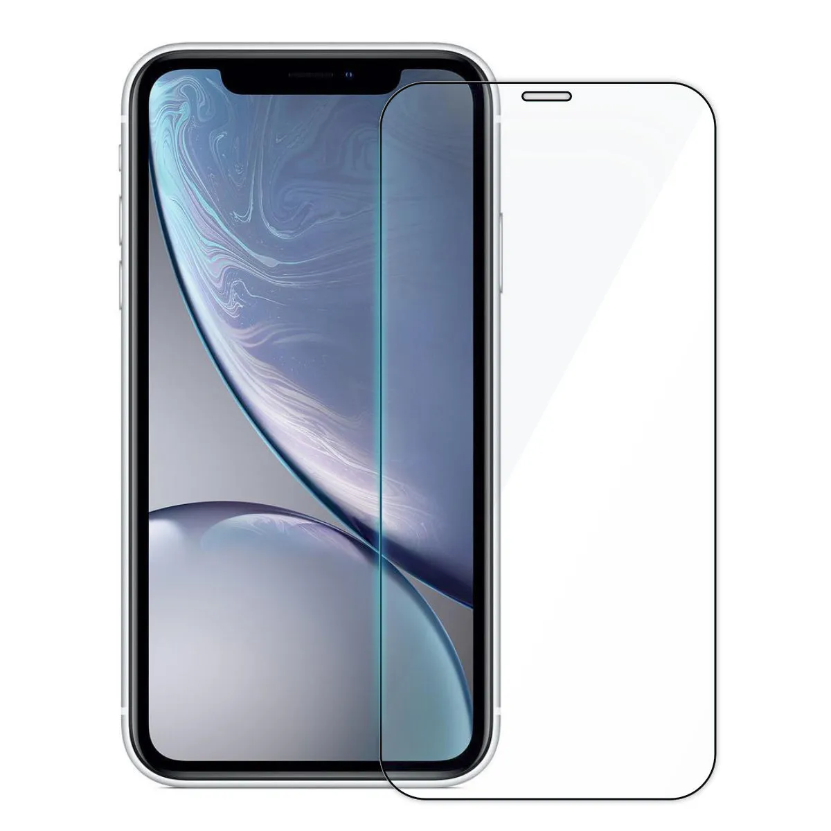 2x Hugmie® iPhone 11/XR Full Coverage Screen Protector