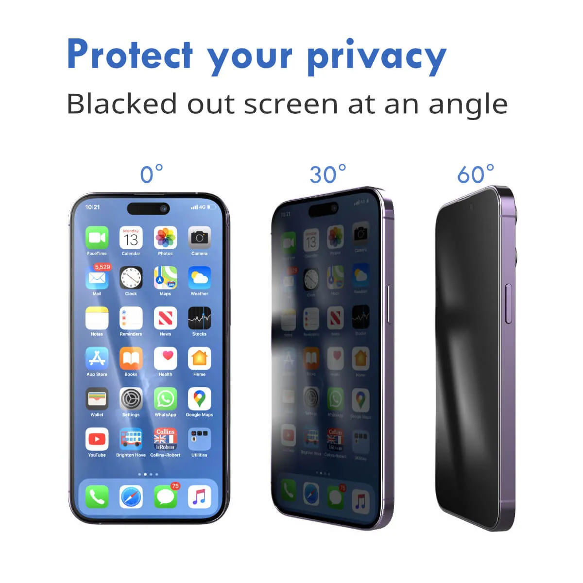 2x Hugmie® iPhone 11/XR Privacy Screen Protector