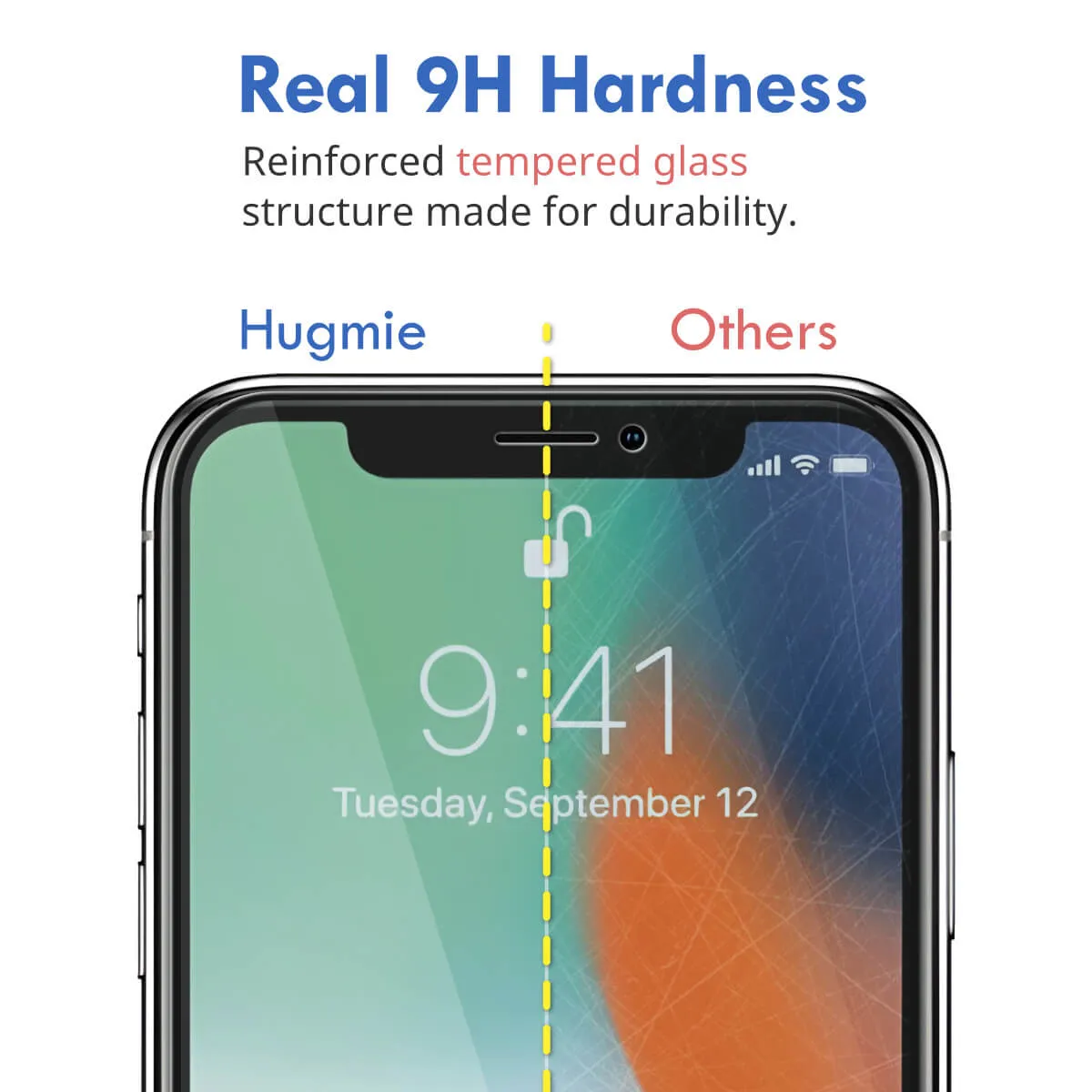 2x Hugmie® iPhone 11/XR Privacy Screen Protector