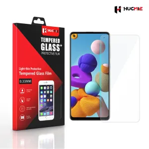 2x Hugmie® Samsung A21s Tempered Glass Screen Protector
