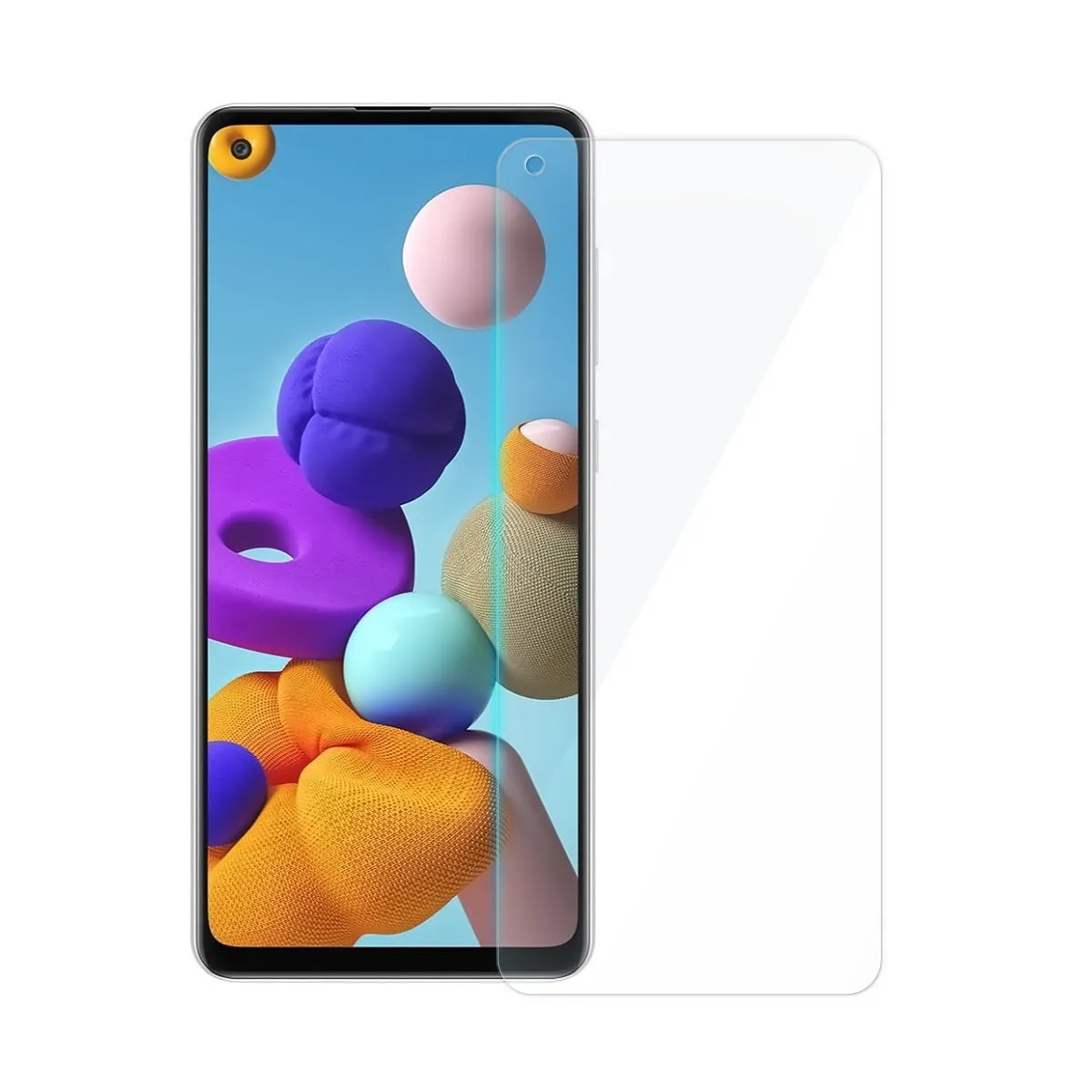 2x Hugmie® Samsung A21s Tempered Glass Screen Protector