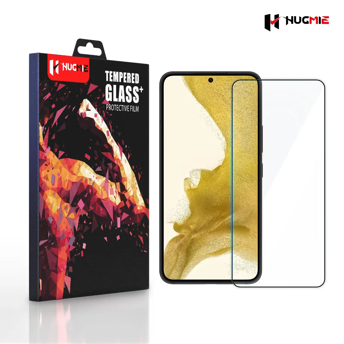 2x Hugmie® Samsung S22 Plus Full Coverage Screen Protector