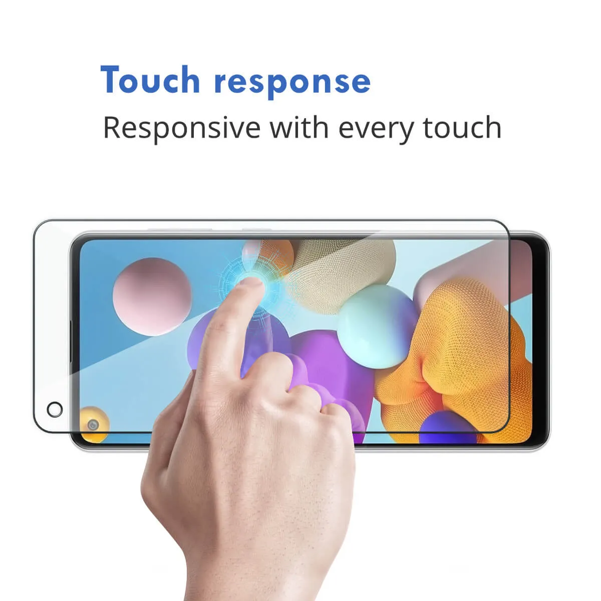 2x Hugmie® Samsung S8/S9 Full Coverage Screen Protector