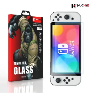 2x Hugmie® Switch Oled 7-inch Tempered Glass Screen Protector