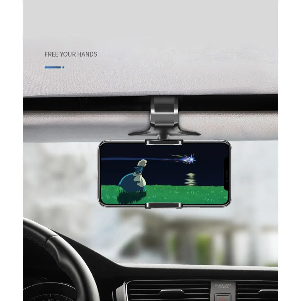 3 in 1 Car GPS Smartphone Holder: Dashboard / Visor Clamp   AC Grid Clip for LG F490L G3 Screen -A (LG Liger) - Black