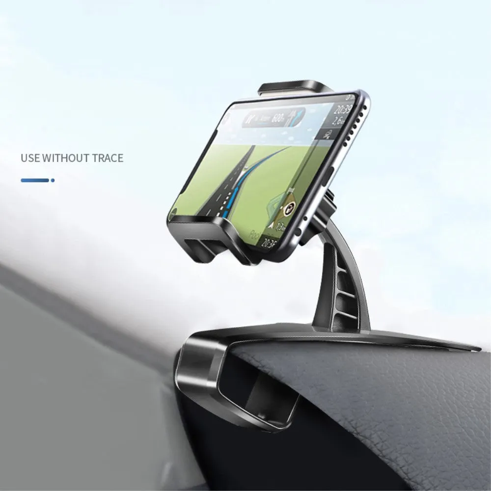 3 in 1 Car GPS Smartphone Holder: Dashboard / Visor Clamp   AC Grid Clip for LG F490L G3 Screen -A (LG Liger) - Black
