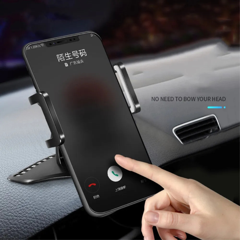 3 in 1 Car GPS Smartphone Holder: Dashboard / Visor Clamp   AC Grid Clip for LG F490L G3 Screen -A (LG Liger) - Black