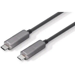 4XEM 30M Fiber USB Type-C Cable 4K@60HZ 21.6 Gbps 4XUSBCFIBER30M