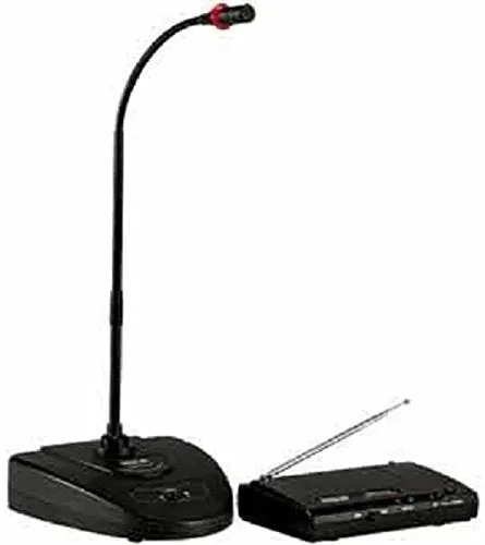Ahuja Microphone Wireless Single Channel VHF, Gooseneck - AWM630VG