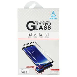 AIRIUM Full Coverage Tempered Glass for Samsung Galaxy S9 - Clear