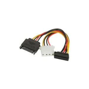 Athena Power CABLE-S15S15M4 SATA 15pin Converts to SATA 15pin   Molex 4pin