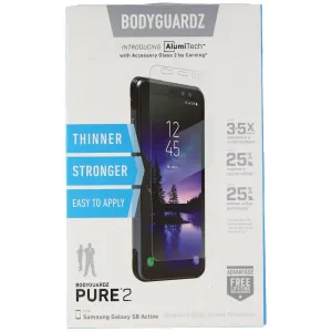 BodyGuardz Pure 2 Series Tempered Glass for Samsung Galaxy S8 Active - Clear