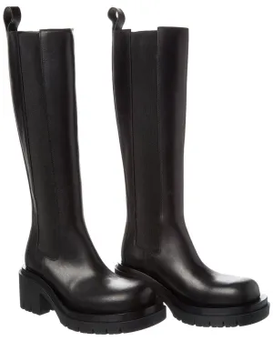 Bottega Veneta Lug Leather Boot (Authentic Pre-Owned)