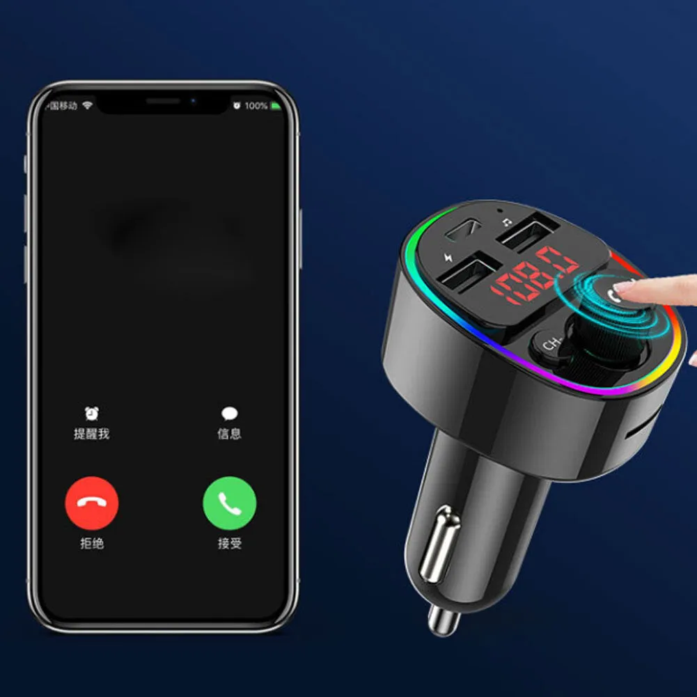 Car Mp3 Player Bluetooth-compatible G67 Card Pd Fast Charging