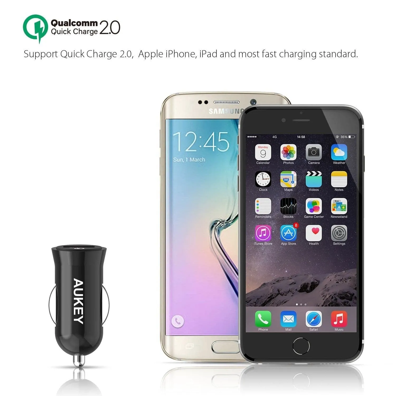 CC-T5 18W Qualcomm Quick Charge 2.0 Car Charger