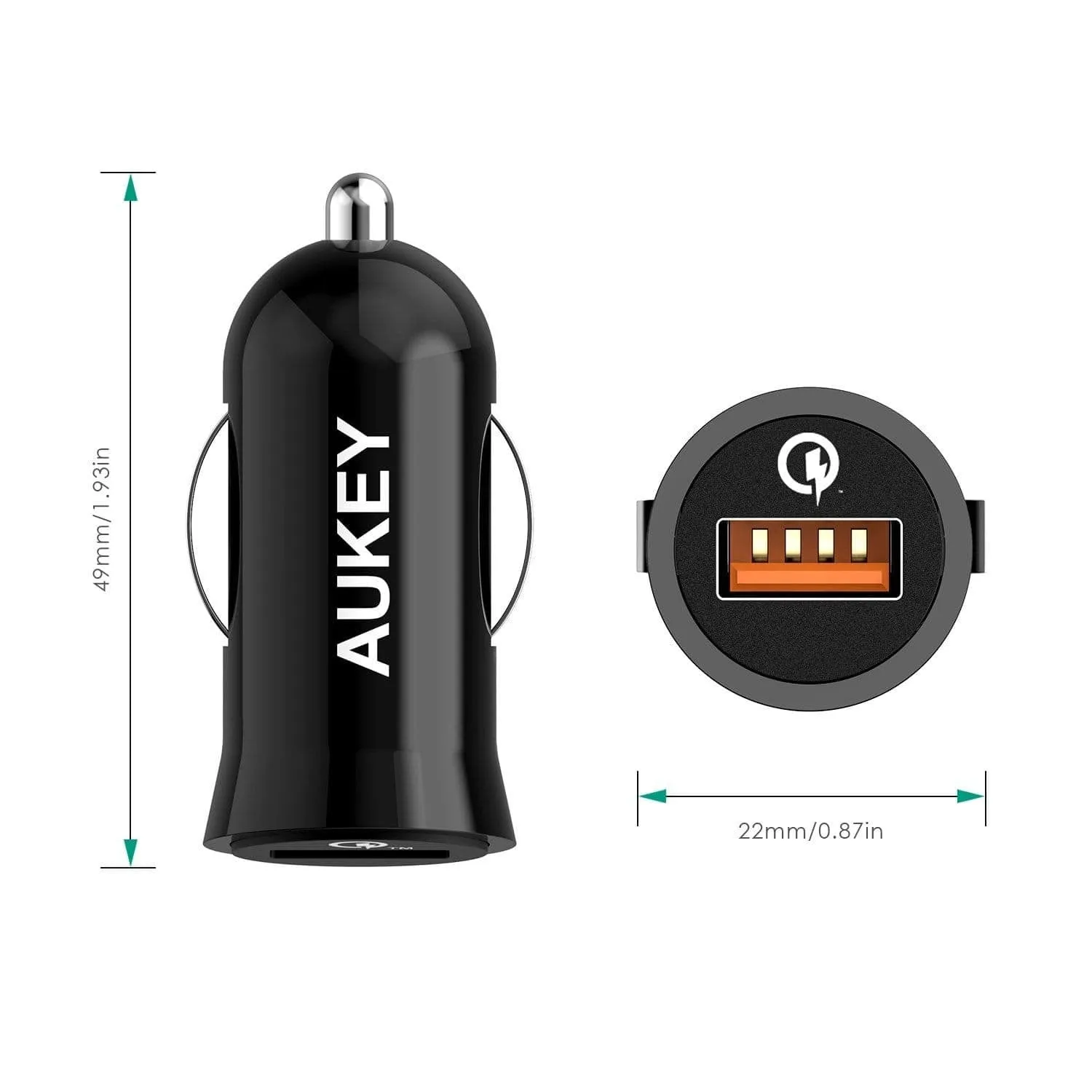 CC-T5 18W Qualcomm Quick Charge 2.0 Car Charger