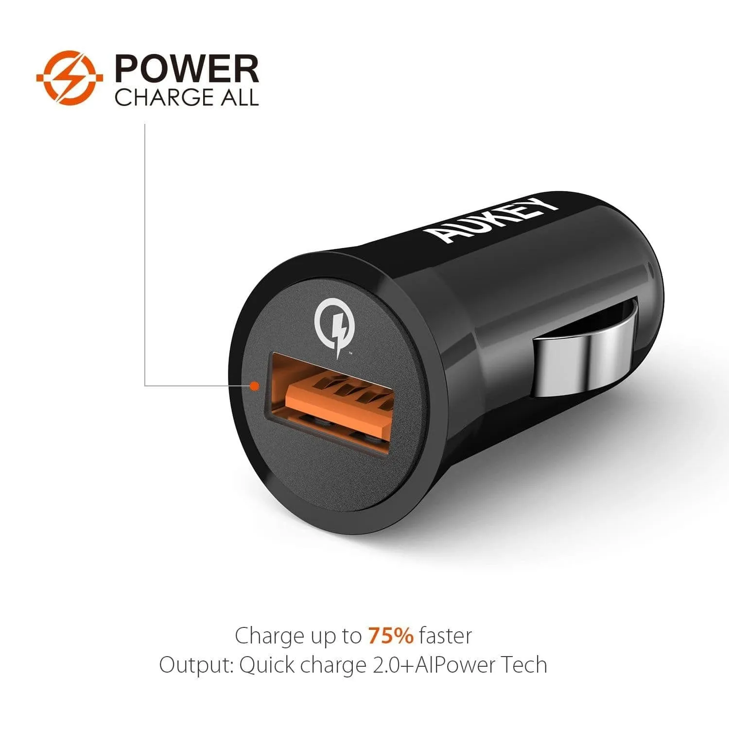 CC-T5 18W Qualcomm Quick Charge 2.0 Car Charger