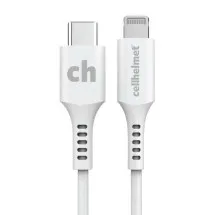 Cellhelmet 10ft Lightning to USB C Cable (White)