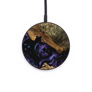 Circle Wood Wireless Charger - Alabama (Purple, 739013)