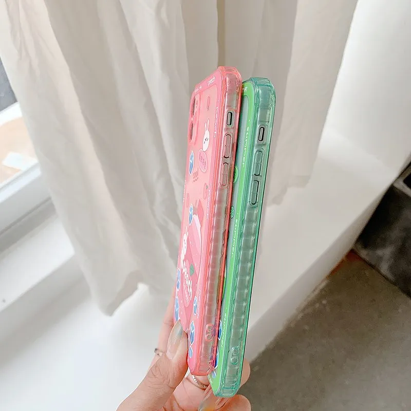 Cute Cartoon Bear Lemon iPhone Cases
