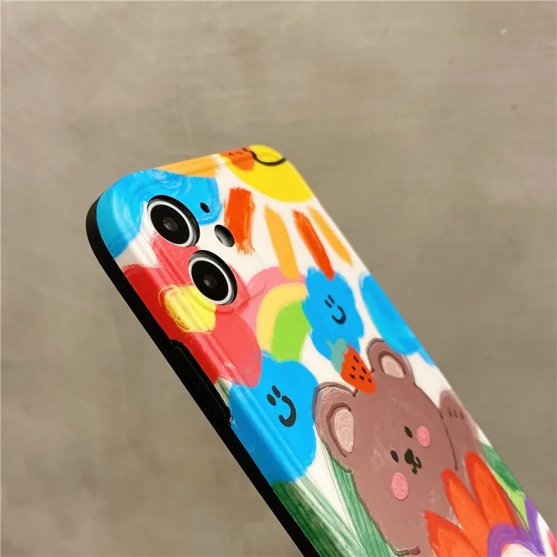 Cute Cartoon Graffiti iPhone cases