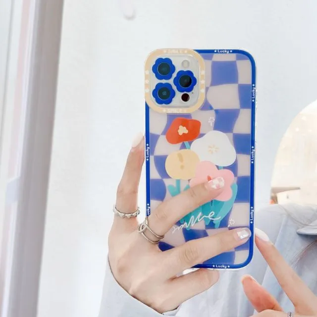 Cute Flowers Tulip iPhone Case