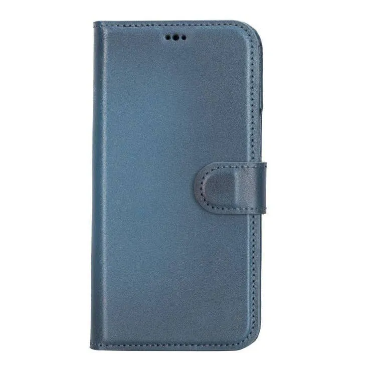 Edward Apple IPhone 14 Series Full Leather Coating Detachable Wallet Case (Set of 2)