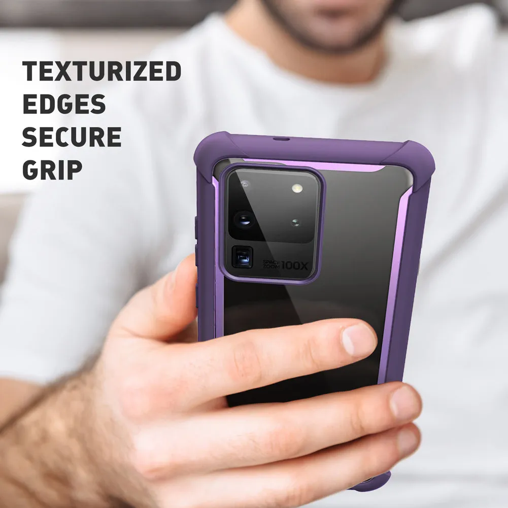 Galaxy S20 Ultra Ares Clear Rugged Case(open box) - Purple