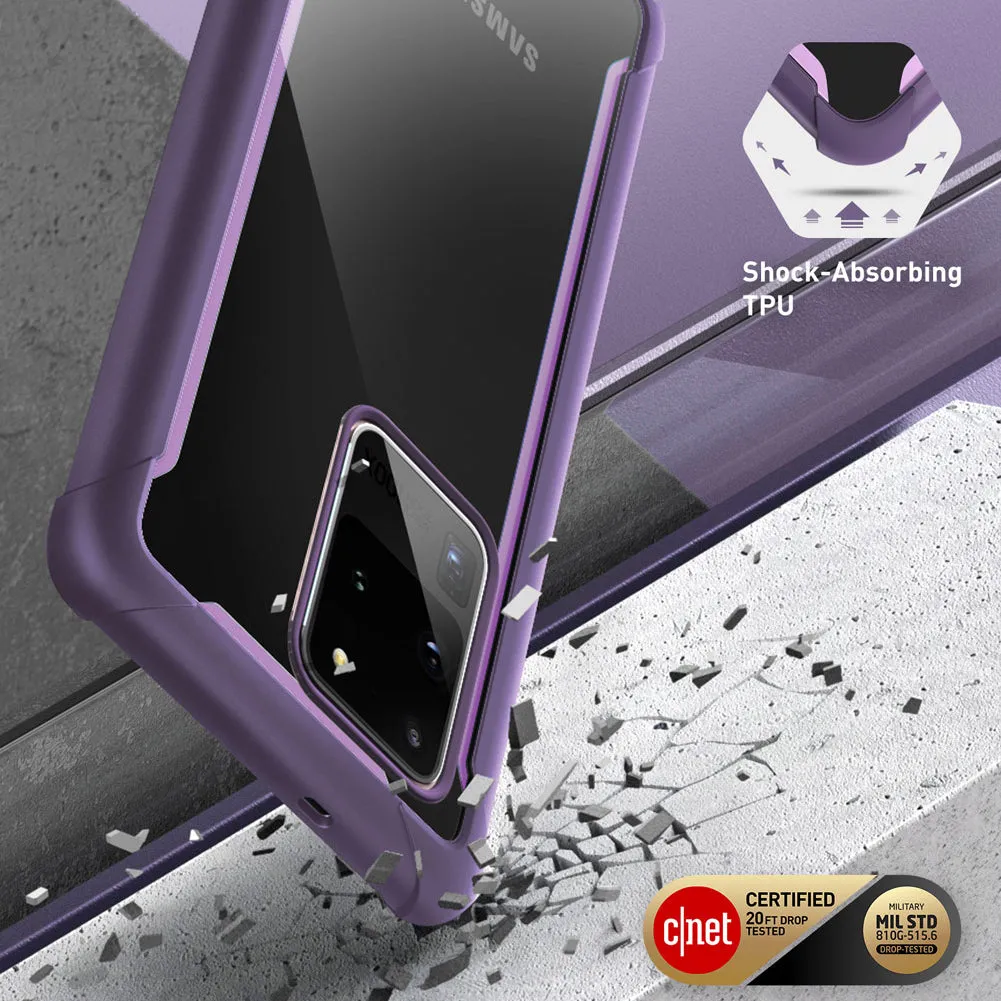 Galaxy S20 Ultra Ares Clear Rugged Case(open box) - Purple