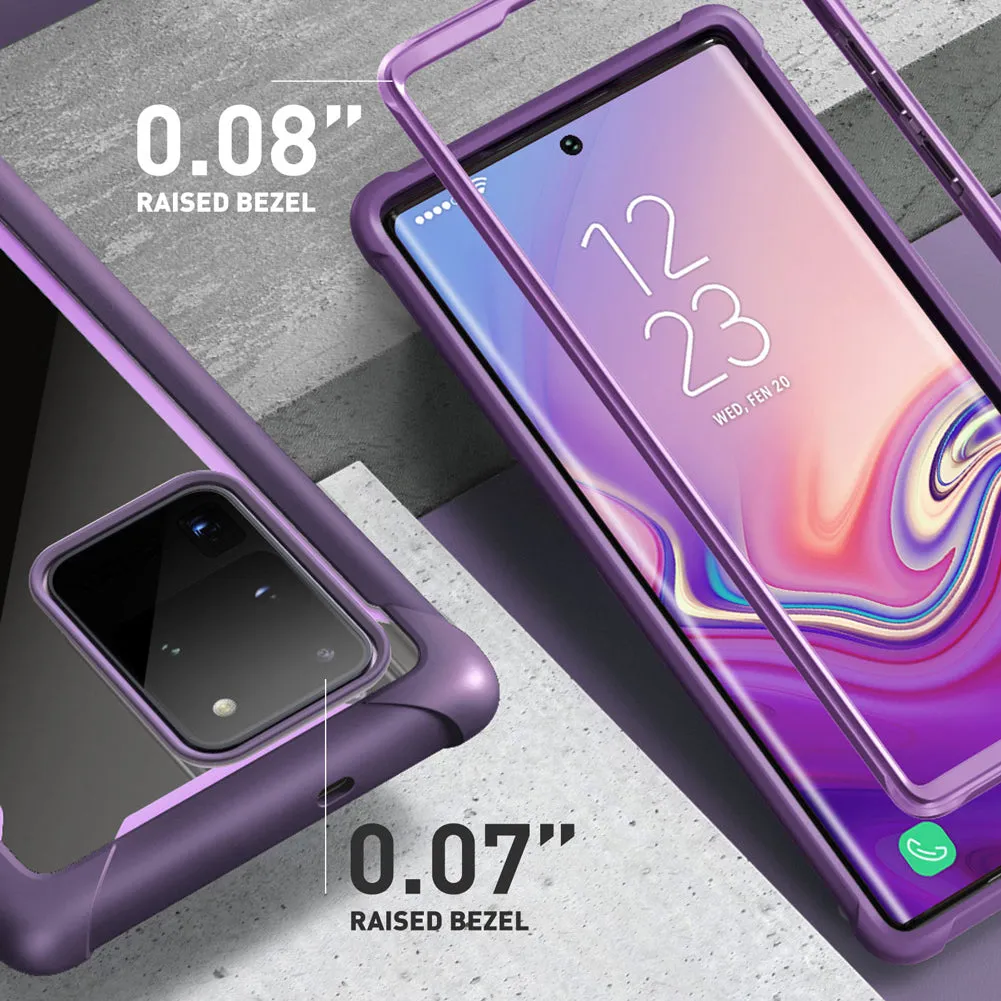 Galaxy S20 Ultra Ares Clear Rugged Case(open box) - Purple