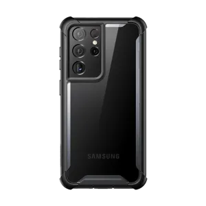 Galaxy S21 Ultra Ares Clear Rugged Case(open box) - Black