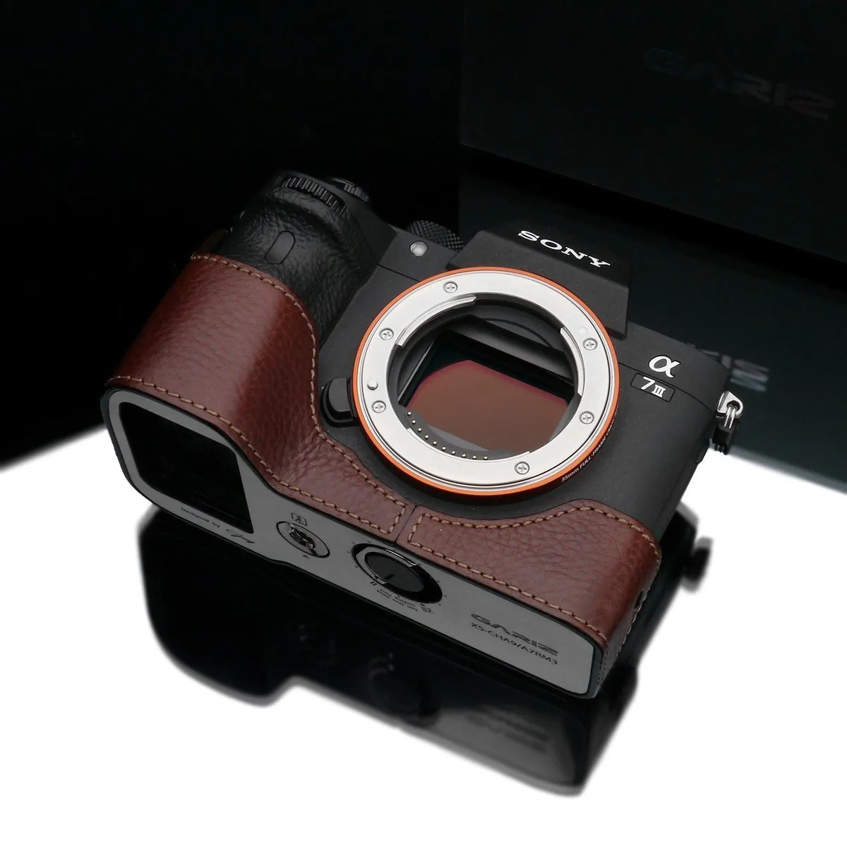 Gariz Brown XS-CHA7M3BRO Genuine Leather Half Case for Sony A7RIII/Sony A7III