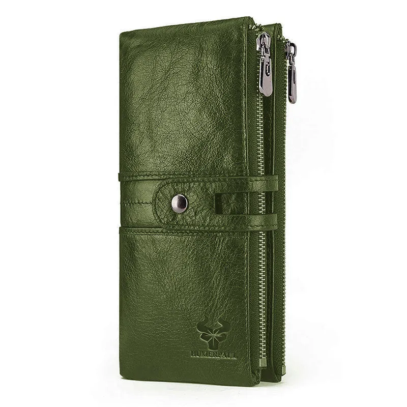 Genuine Leather Large Capacity Wallet