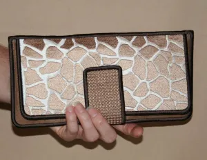 Giraffe Checkbook Book Cover or Coupon folder