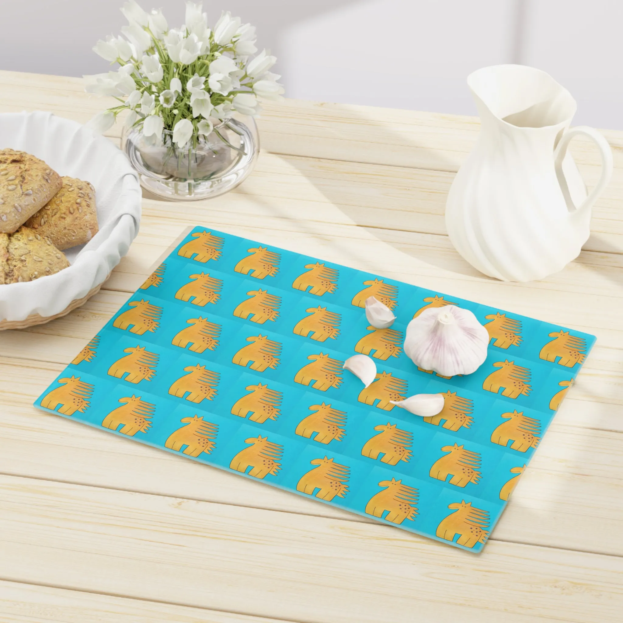 Horse Glass Tray