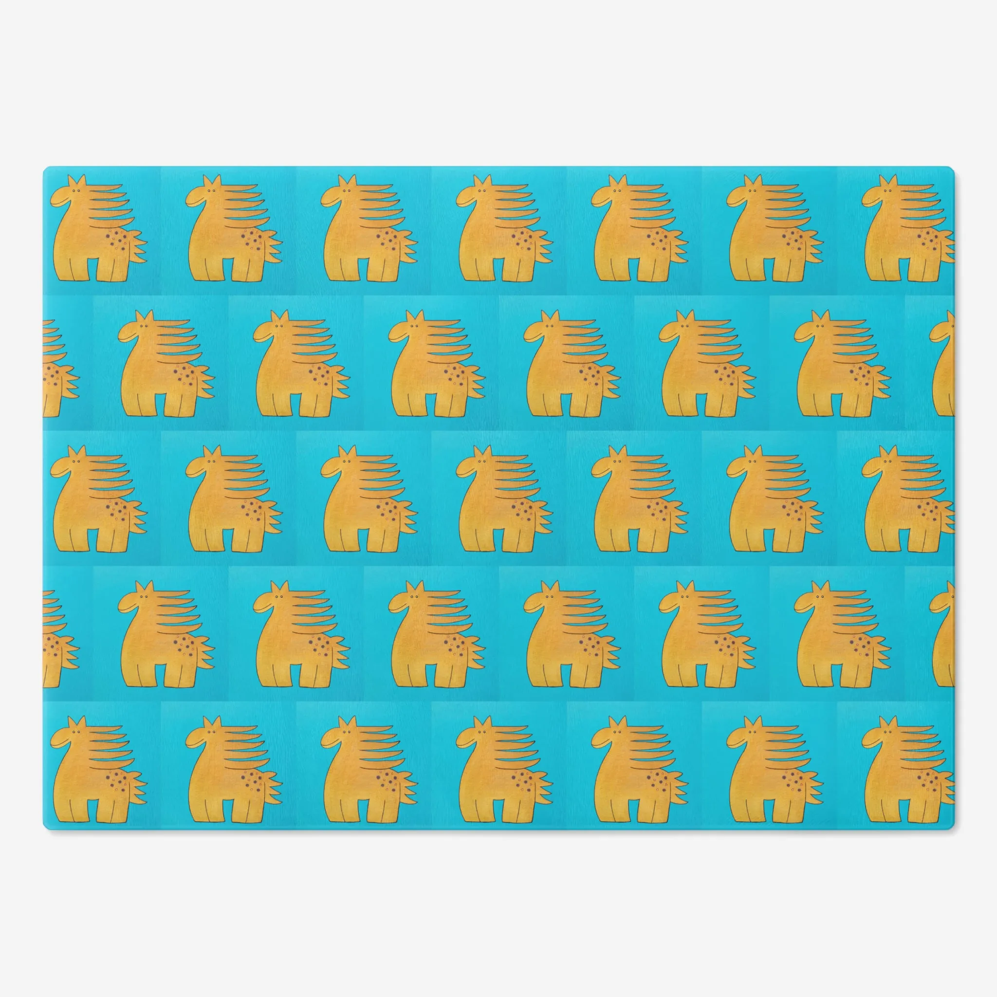 Horse Glass Tray
