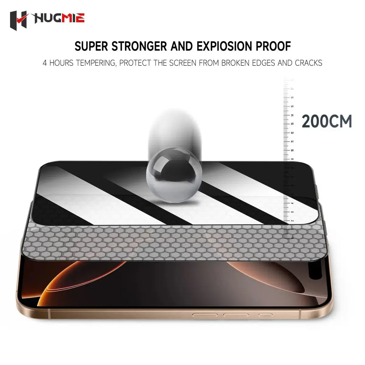 Hugmie® Privacy Screen Protector for iPhone 16 Series