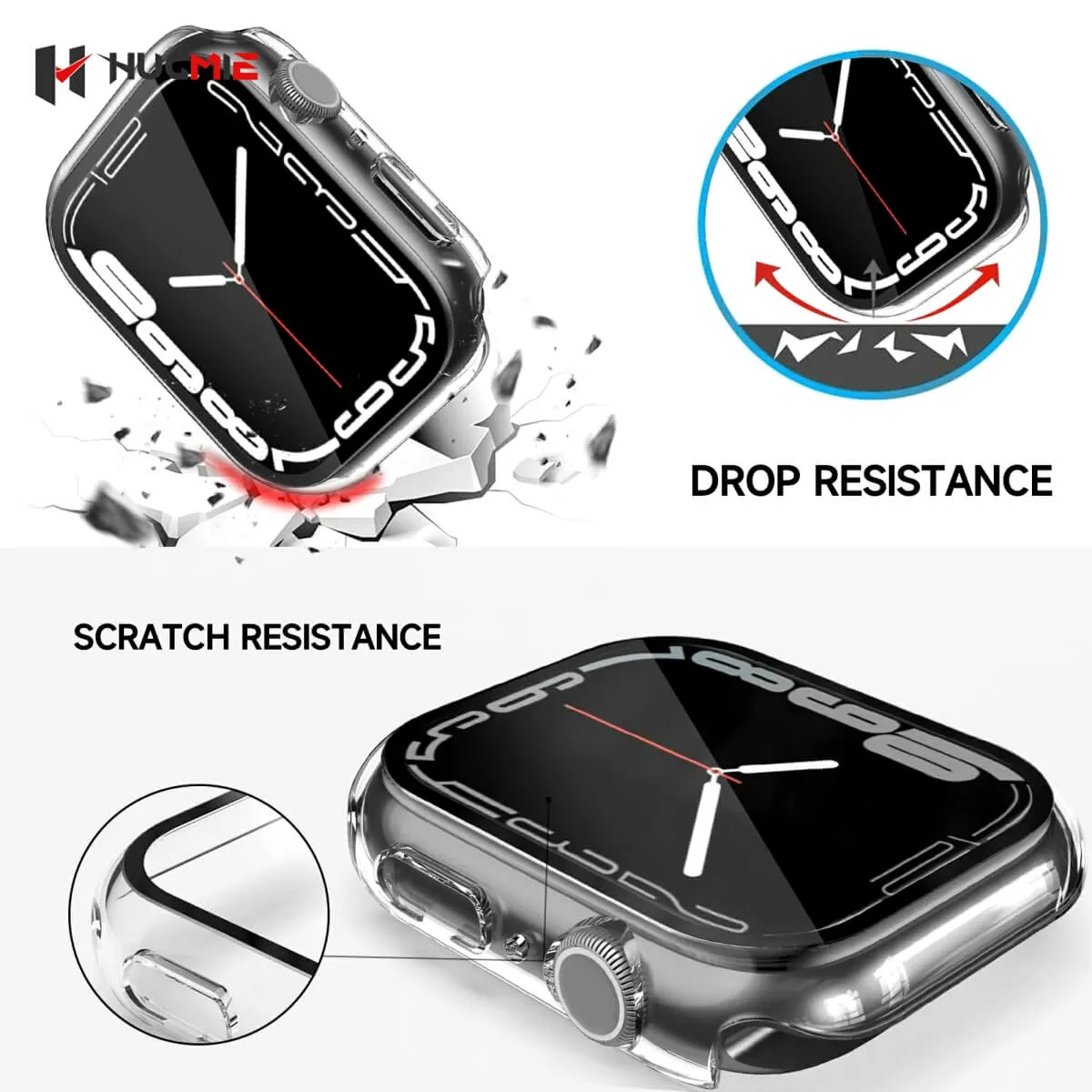 Hugmie® Protective Case with Screen Protector for iWatch