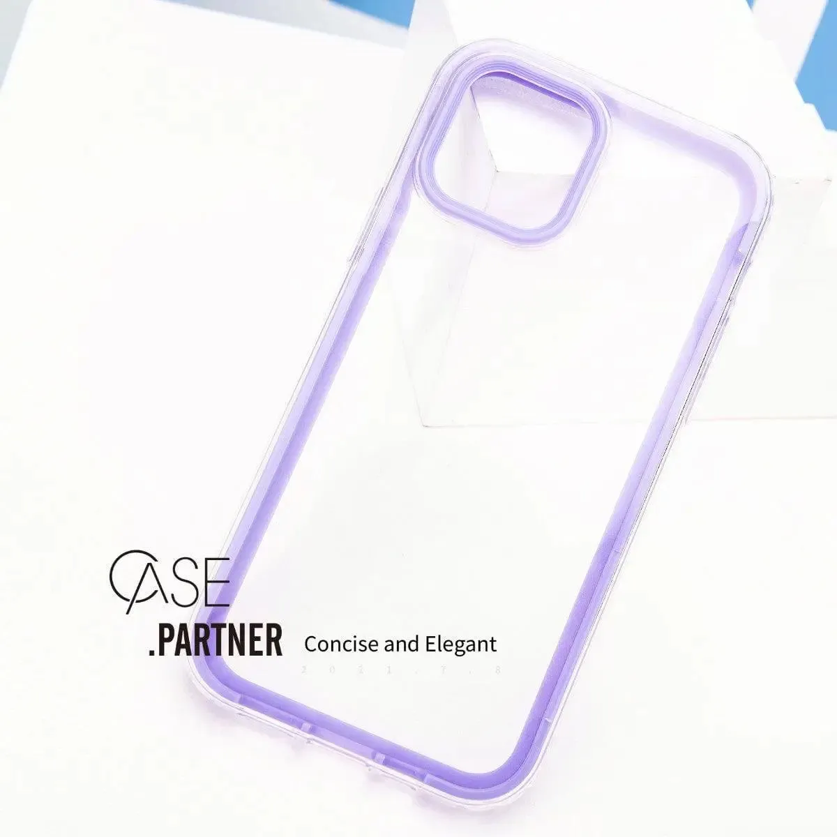 iPhone 11 Clear Case Macaron Shockproof