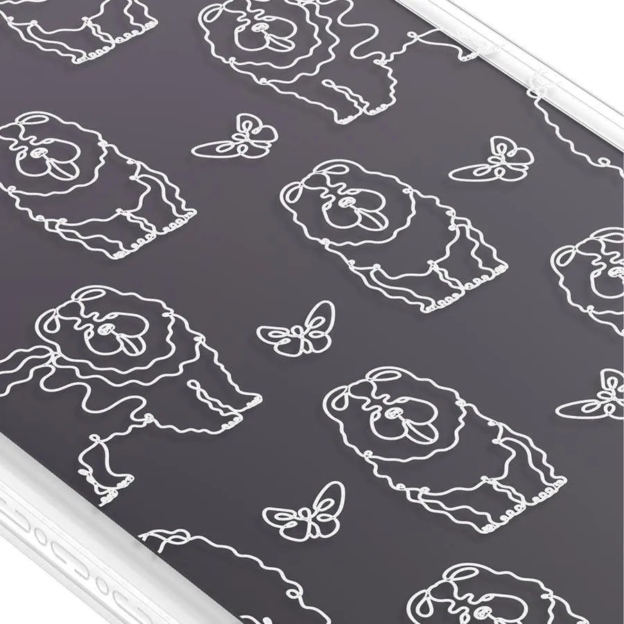 iPhone 12 Chow Chow Minimal Line Phone Case