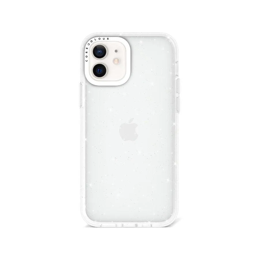 iPhone 12 Glitter Clear Glitter Phone Case
