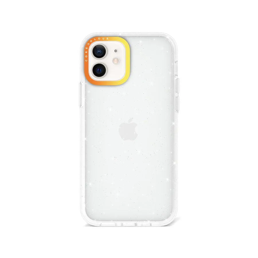 iPhone 12 Glitter Clear Glitter Phone Case