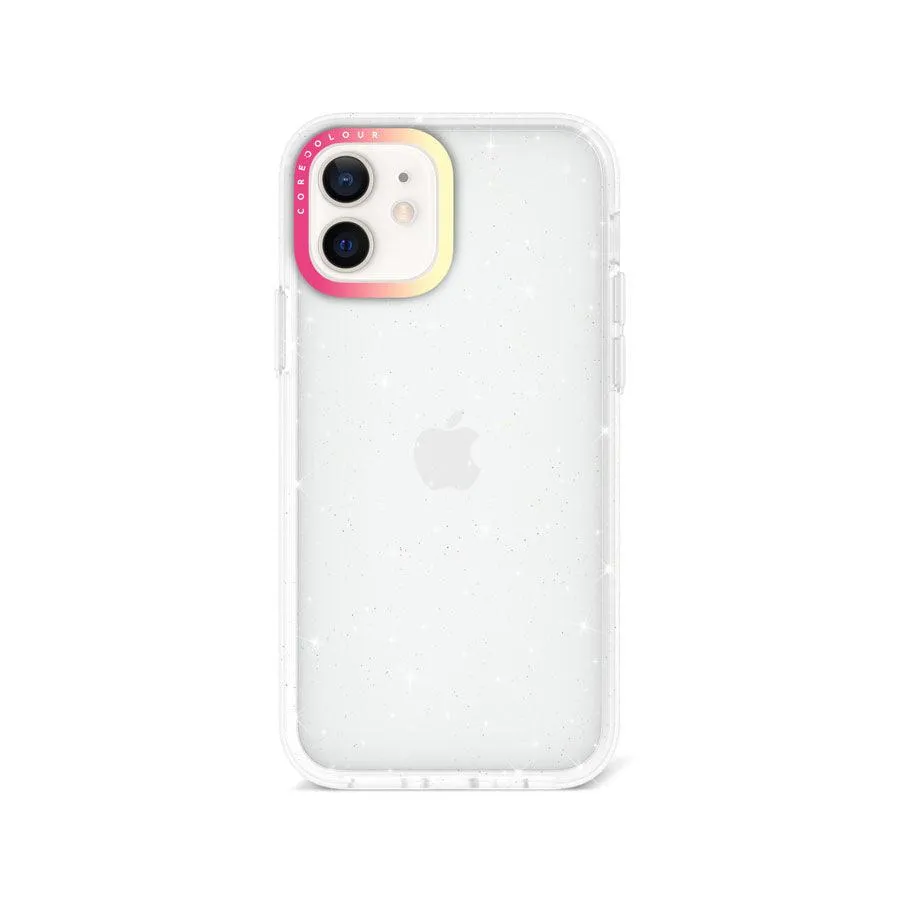 iPhone 12 Glitter Clear Glitter Phone Case