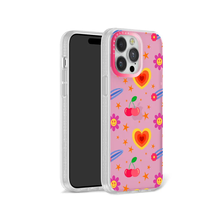 iPhone 12  Pro Max Happy Vibes Phone Case MagSafe Compatible