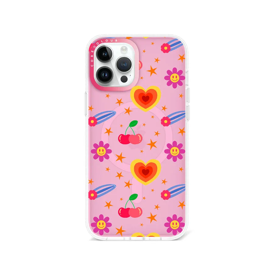 iPhone 12  Pro Max Happy Vibes Phone Case MagSafe Compatible
