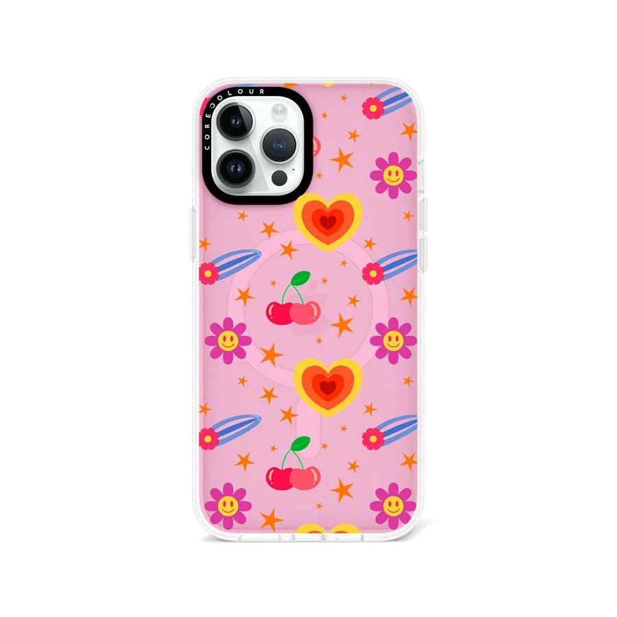 iPhone 12  Pro Max Happy Vibes Phone Case MagSafe Compatible