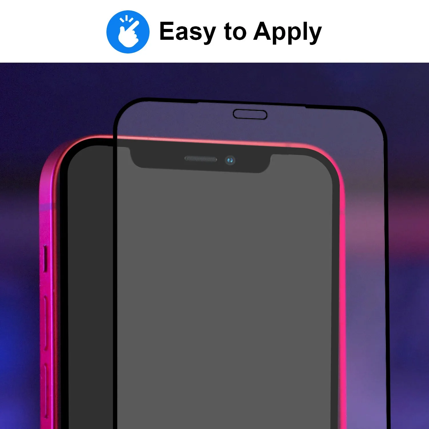 iPhone 12 Pro Max Screen Protector - 2 Pack, Clear Tempered Glass